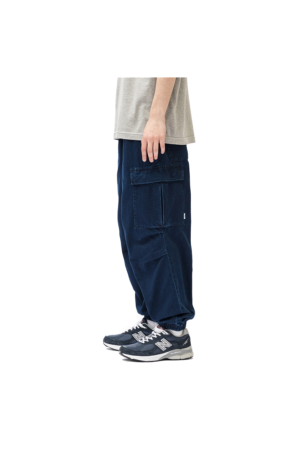 MILT2001 / TROUSERS / COTTON. DENIM / INDIGO (231WVDT-PTM02