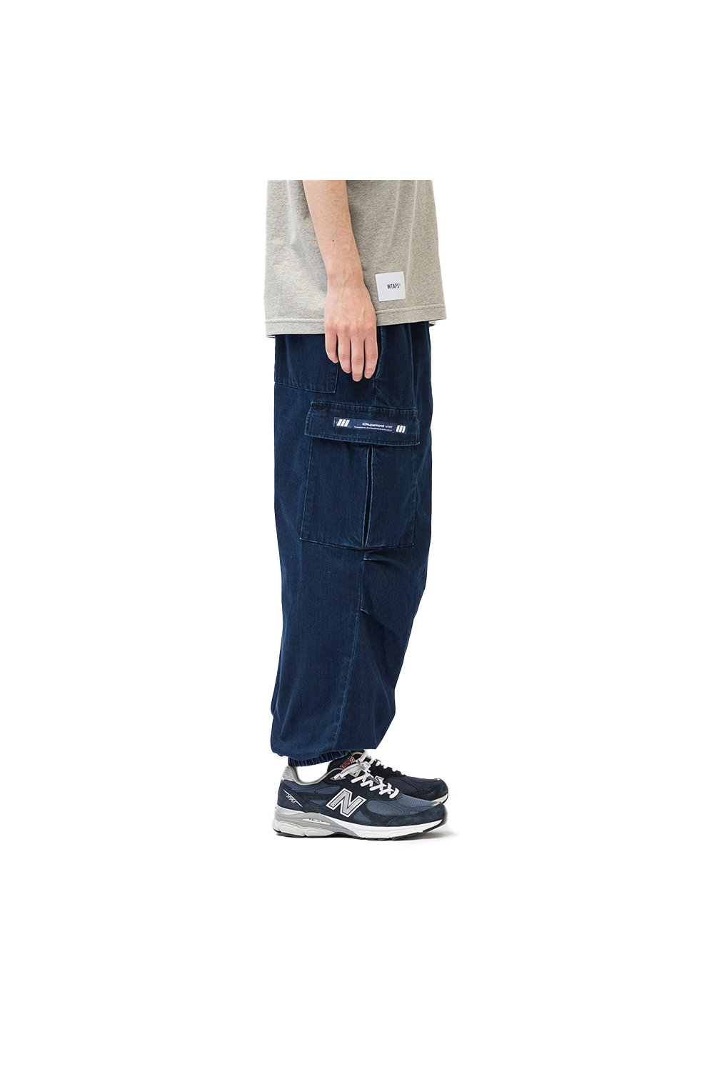 MILT2001 / TROUSERS / COTTON. DENIM / INDIGO (231WVDT-PTM02