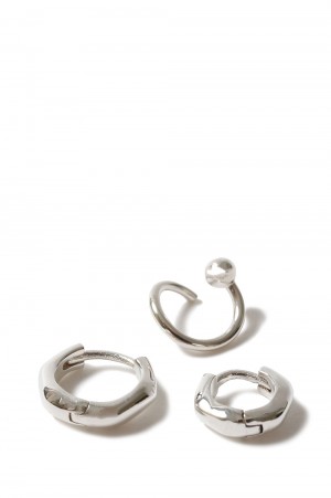 Mini Hoop Pierce 3 Set ( Silver 925 )-