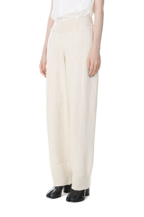 Easy Rib Knit Pants -ECRU (12320708) | セレクトショップ