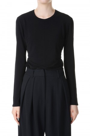 Back Open Bodysuit -BLACK (12320604)