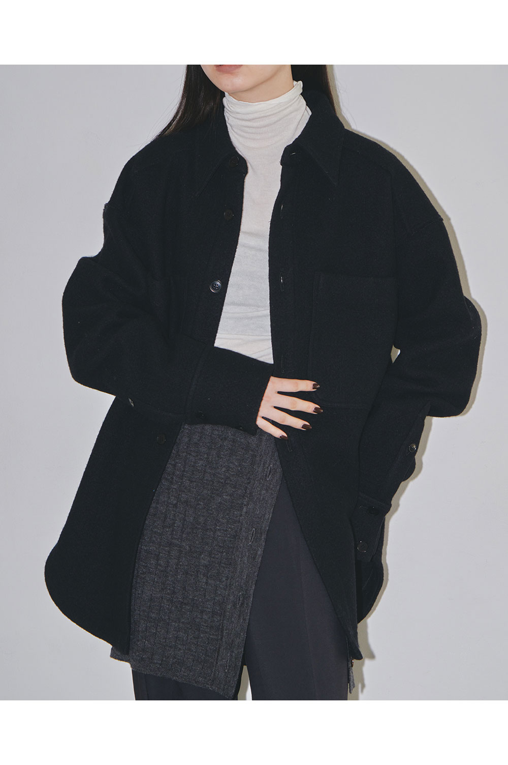 Heavy Wool Jacket -BLACK (12320103) | セレクトショップ