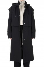 Nylon Hoodie Coat -BLACK (12320003)