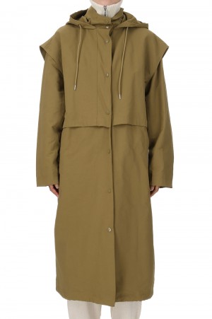 Nylon Hoodie Coat -CAMEL (12320003)