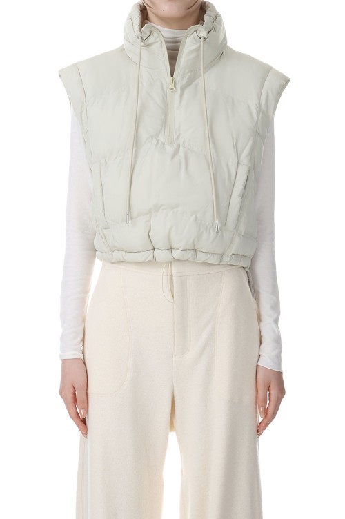 Quilting Compact Vest -CREAM （12320102） | セレクトショップ