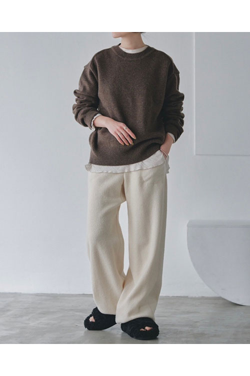 シルバーグレー サイズ todayful Drawstring Wool Pants 38 - 通販