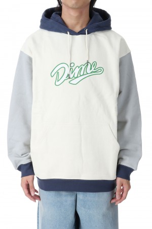 TEAM SPLIT HOODIE(DIME23D1F9CRE)-Cream-