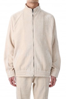 Corduroy Velor Track Jacket -IVORY (LEJ25)