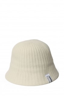 Brushed Basque Wool Round Hat  -OFF WHITE (LEA520)