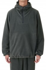 BALACKLAVA ANORAK HOODIE - SLATE BLUE (YU41209)