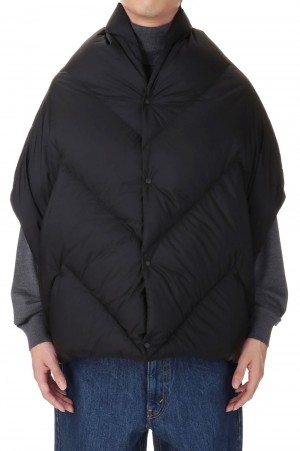 LIGHT DOWN HALF BLANKET - BLACK (YU01202 )