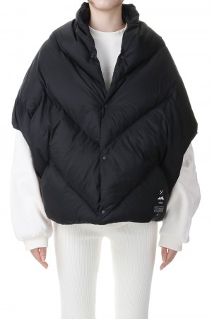 LIGHT DOWN HALF BLANKET -BLACK (YU01202 )