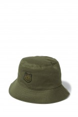 FOX HEAD PATCH BUCKET HAT -KHAKI(LM06113WW0088)