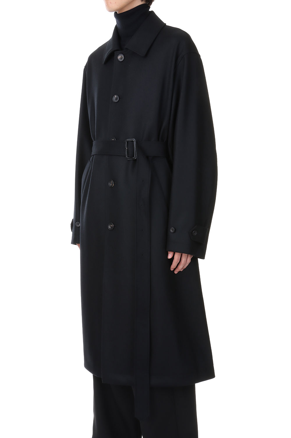 OVERSIZED INVESTIGATED COAT(ST.597)-BLACK- | セレクトショップ