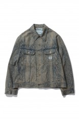 Python Denim Jacket(23AW	D-1)-Mud Indigo -