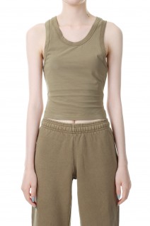 cropped tank -CORK(ES2267CO)