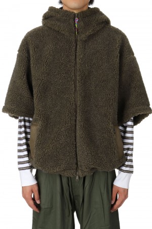 THM FLEECE HOODIE is-ness / Y(dot)BY NORDISK (23AW_04_1005AWFLEECET01)-MOCHA-