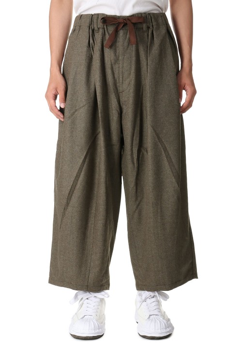 WOOL BALLOON EZ PANTS(23AW_18_28PT01T01-4)-GREIGE- | セレクト