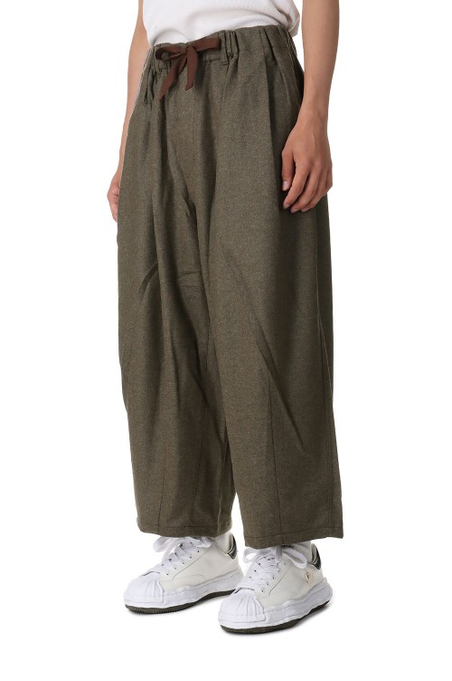 WOOL BALLOON EZ PANTS(23AW_18_28PT01T01-4)-GREIGE- | セレクト