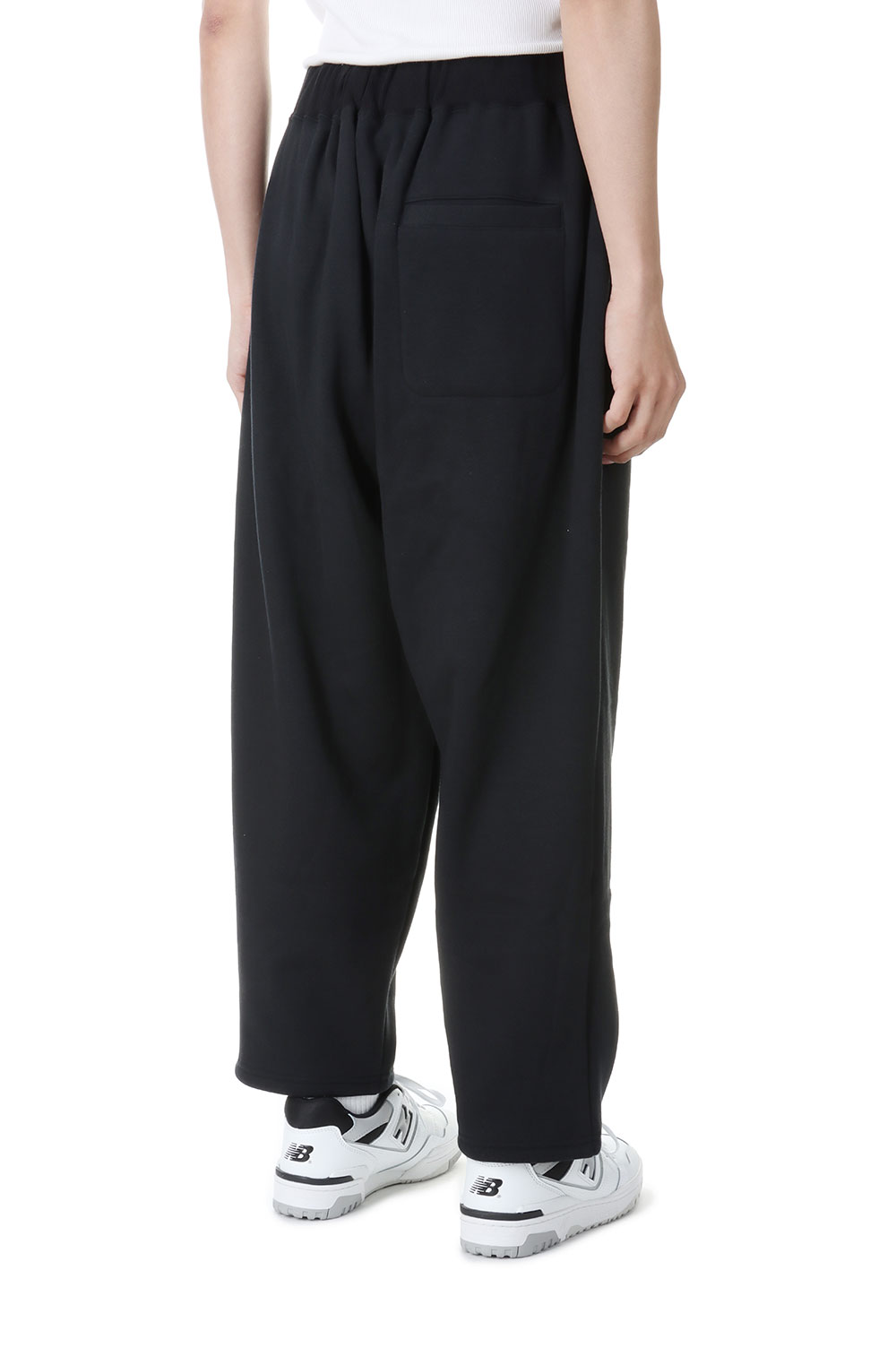 RELAX WIDE SWEAT PANT(23AW_21_1004CSPT01)-BLACK- | セレクト