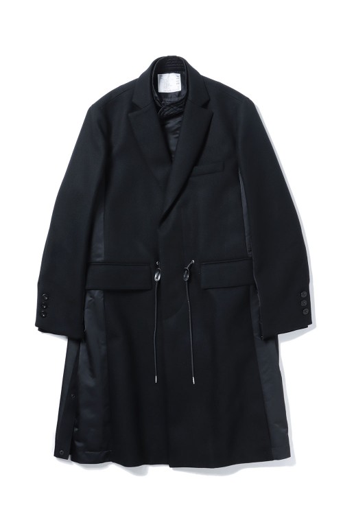 Wool Melton Coat(23-03114M)-BLACK001- | セレクトショップ