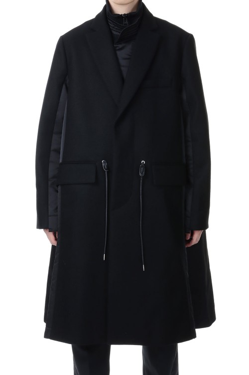 Wool Melton Coat(23-03114M)-BLACK001- | セレクトショップ