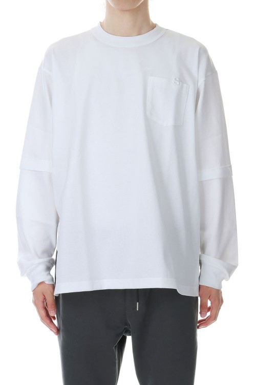 S Cotton Jersey L/S T-Shirt(SCM-075)-WHITE 101-* | セレクト ...