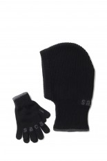 Balaclava Gloves Set(23-0602S)-BLACK001-