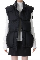 NYLON TAFFETA CLASSIC OVERSIZED DOWN VEST(23WVE-#929S)