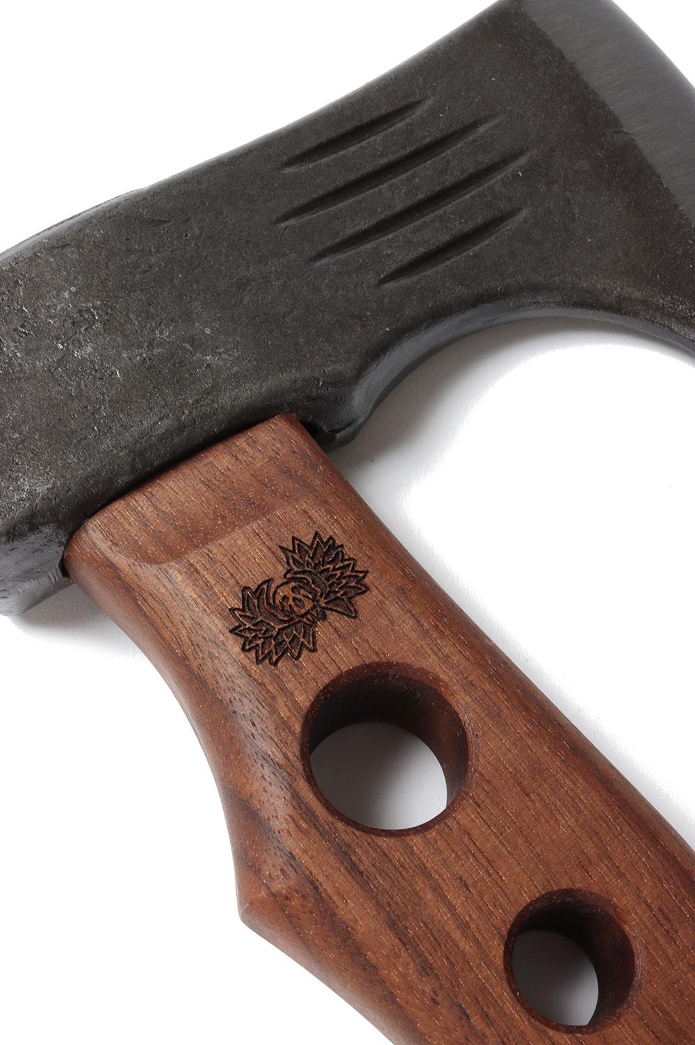 ダークブラウン 茶色 新品DRILLED HAND AXE II (BAA-2215)ヒッコリー