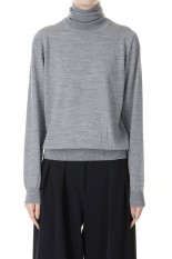 14G merino wool rib turtleneck-NAVY(SL2W-009) | セレクトショップ