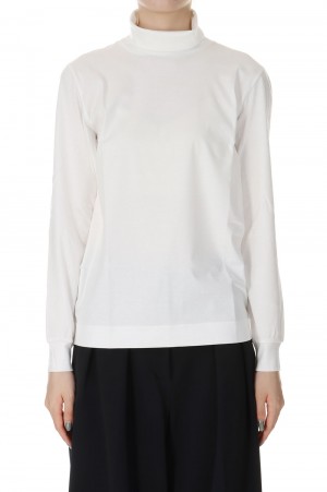 60/1 Spimasmooth Turtleneck L/S Tee -WHITE(SL7W-T354)