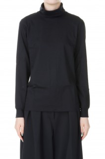 60/1 Spimasmooth Turtleneck L/S Tee -BLACK(SL7W-T354)