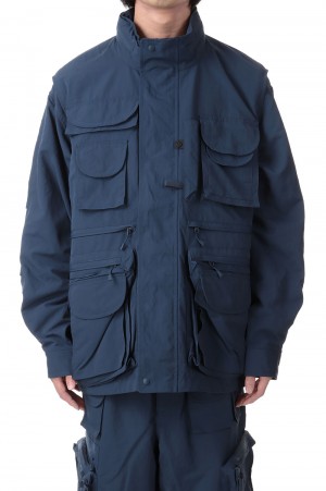 TECH 2WAY PERFECT FISHING JACKET - NAVY (BJ-25023W) | セレクト