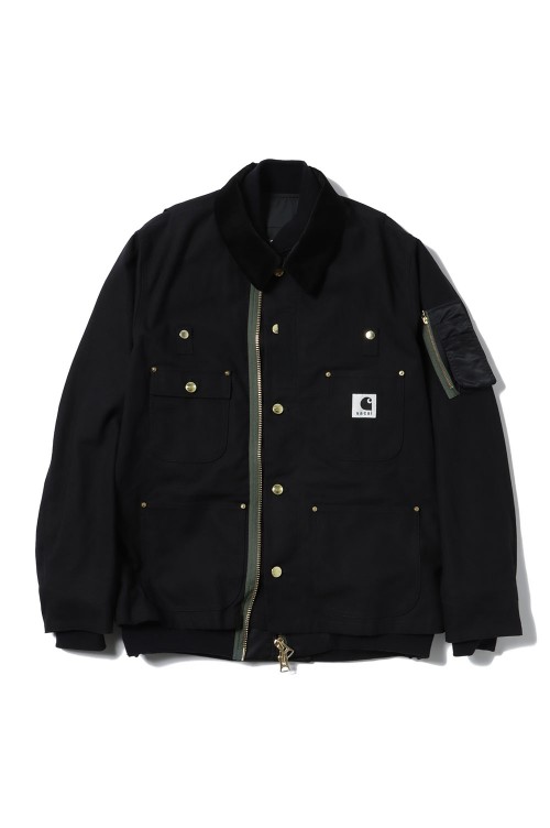 Carhartt WIP Canvas x MA-1 Jacket Michigan(23-03110M)-BLACK