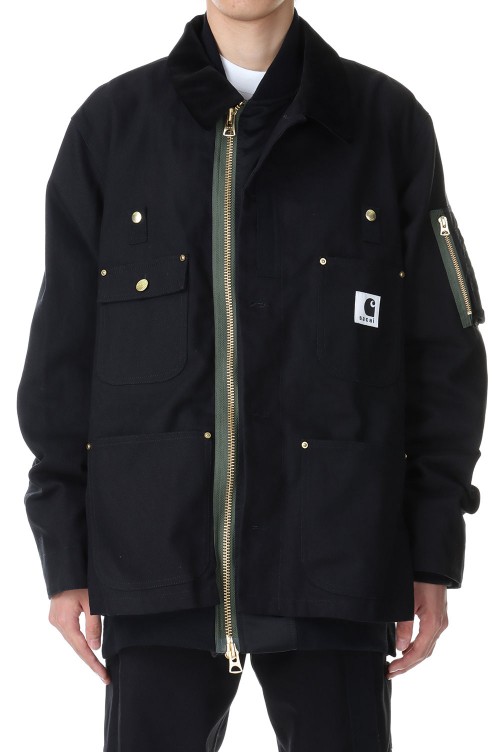 Carhartt WIP Canvas x MA-1 Jacket Michigan(23-03110M)-BLACK 001