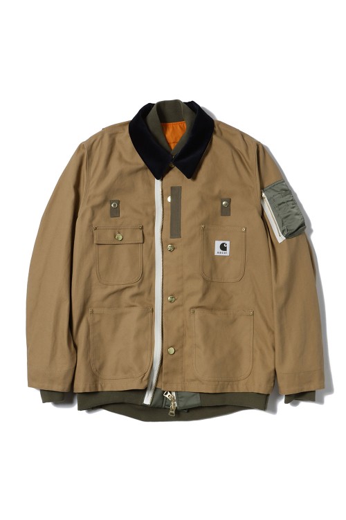 Carhartt WIP Canvas x MA-1 Jacket Michigan(23-03110M)-BEIGE 651