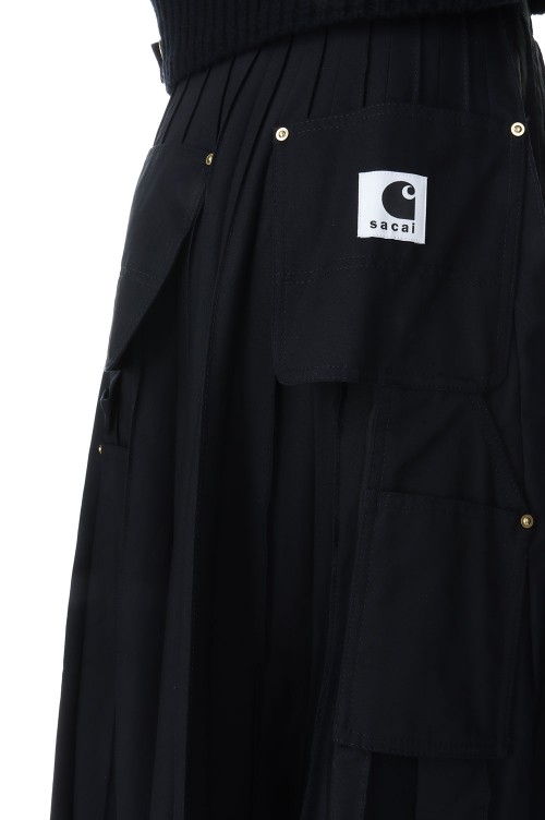 Carhartt WIP Pleated Skirt(23-06744)-BLACK 001- | セレクトショップ