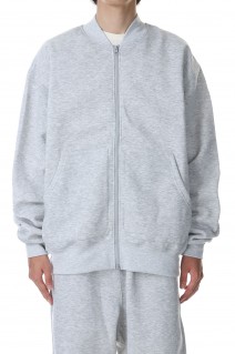 TECH SWEAT CARDIGAN - HEATHER GRAY (BE-54023W)