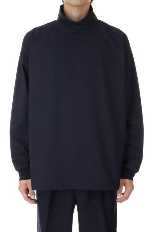 TECH TURTLE NECK TEE L/S - D.NAVY (BE-32023W) | セレクトショップ