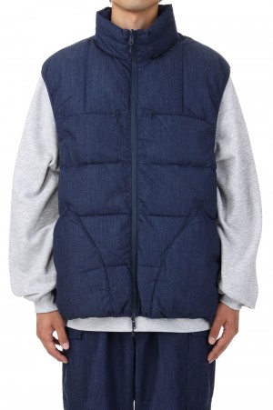 TECH YOSEMITE DOWN VEST DENIM - INDIGO (BW-16023W)