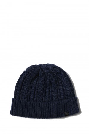 TECH CABLE WATCH CAP - NAVY (BC-54023W)