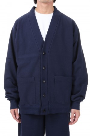 KODENSHI Sweat Cardigan - DARK NAVY (SUHF361) | セレクトショップ