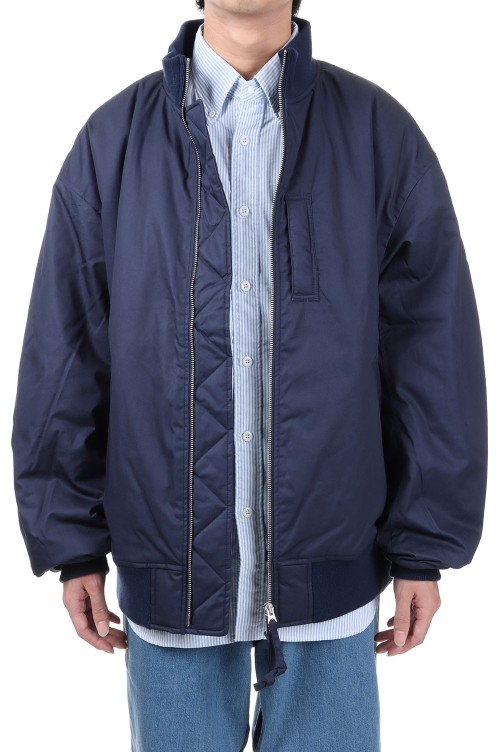 Insulation Varsity Jacket - NAVY (SUAF359) | セレクトショップ