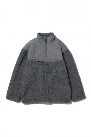BOA FLEECE ANORAK JKT -HEATHER GRAY(F542016)