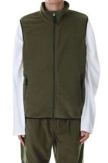 MICRO FLEECE VEST -OLIVE(F542017)