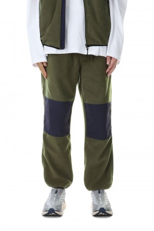 MICRO FLEECE PANTS -OLIVE(F542018)