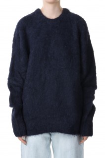 CREW NECK PO SHAGGY -Navy (MB234-8010)