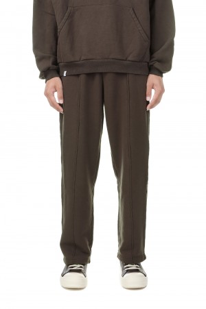 THE CORE IDEAL RELAX TROUSERS(23AW-CORE-004)-BROWN-
