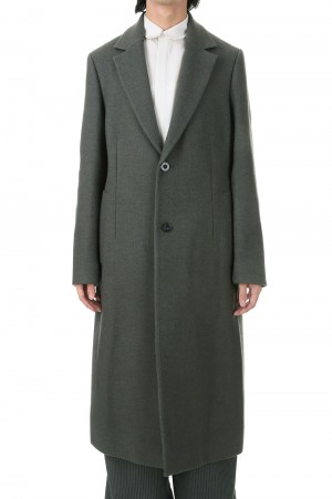 CHESTER COAT(IH-23FW-C019-MSM)-CHARCOAL MINT-